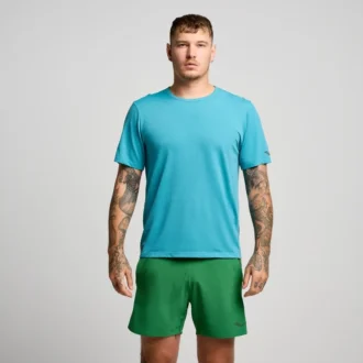 Saucony Stopwatch kortärmade ärmar för herr