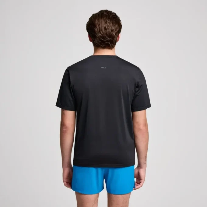Saucony Stopwatch kortärmade ärmar för herr Saucony Stopwatch kortärmade ärmar för herr