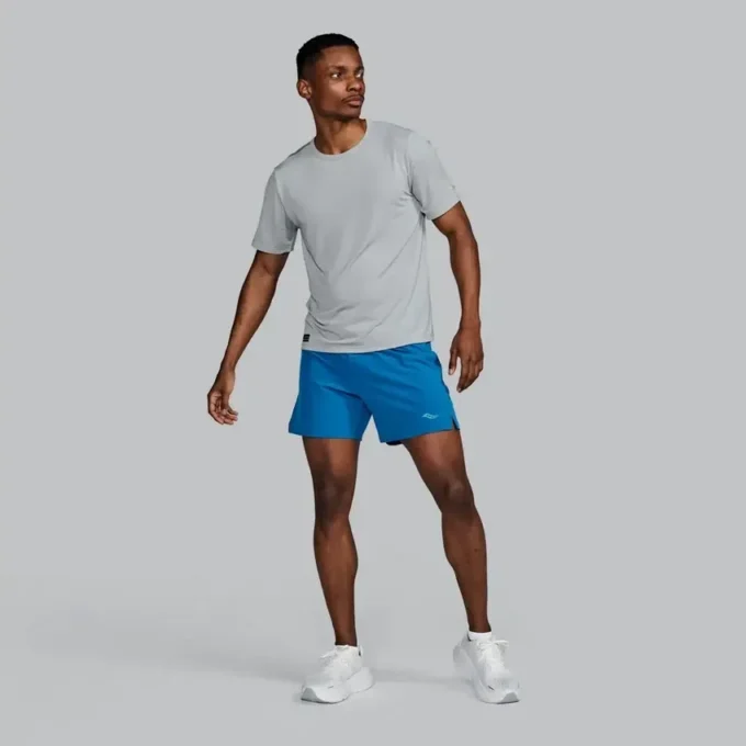 Saucony Stopwatch kortärmade ärmar för herr Saucony Stopwatch kortärmade ärmar för herr