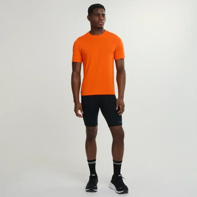 Saucony Stopwatch kortärmade ärmar för herr Saucony Stopwatch kortärmade ärmar för herr