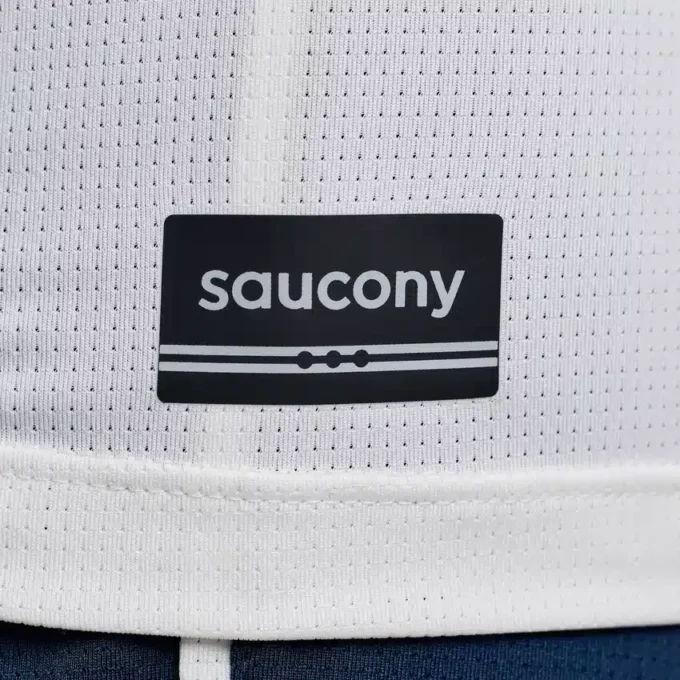 Saucony Stopwatch kortärmade ärmar för herr Saucony Stopwatch kortärmade ärmar för herr