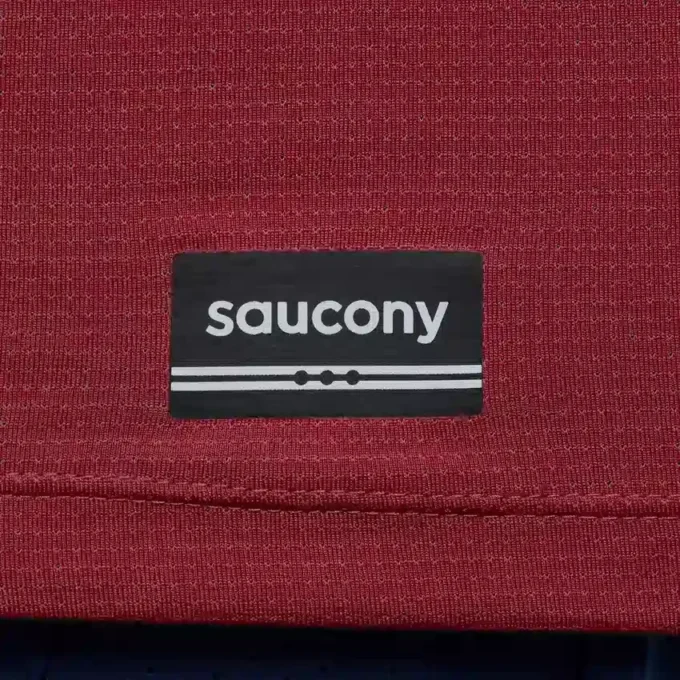 Saucony Stopwatch kortärmade ärmar för herr Saucony Stopwatch kortärmade ärmar för herr